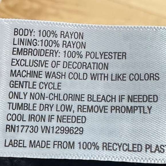 Knox Rose Top Shirt Tunic Sz XL 14 16 Black Boho Peasant Gypsy Tie Front - Picture 5 of 5